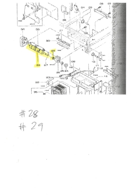 الصين Fuji 232B Minilab Film Processor الجزء 334G03204 و 322G03111 المزود