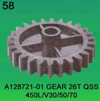الصين A128721-01 GEAR TEETH-26 لـ NORITSU qsf450L، V30، V50، V100 minilab المزود