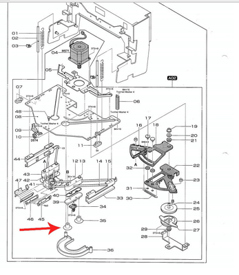 الصين 392C938725 386D889981C 386D889981 Fuji Frontier 350370355 Minilab Spare Parts Pad المزود