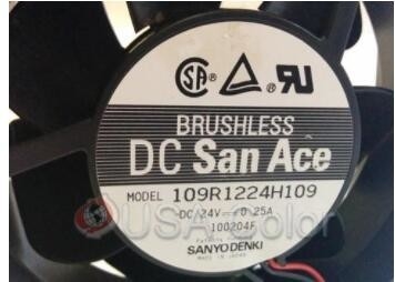 الصين مروحة سانيو دينكي بدون فرشاة DC SAN ACE 24V 25A موديل 109R1224H1090 MINILAB المزود