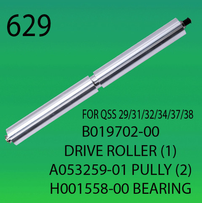 الصين B019702-00-DRIVER ROLLER (1) -A053259-01-PULLY (2) -H001558 تحمل- FOR-NORITSU-2901-3101-3201-3401-3701-3801 Minilab CONV المزود