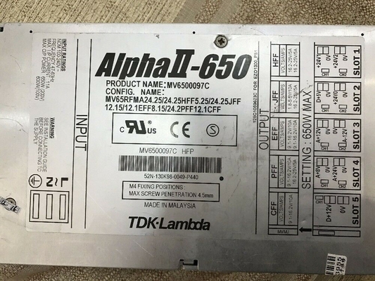 الصين مزود الطاقة DENSEI LAMBDA Alpha 650 Fuji Frontier 550/570/590 Minilab Spare Parts المزود