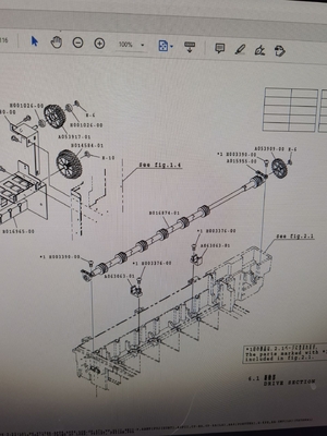 أجزاء محسنة لـ Noritsu QSS29 Minilab Gear A053917-01 + B014584-01 + A093909 المزود