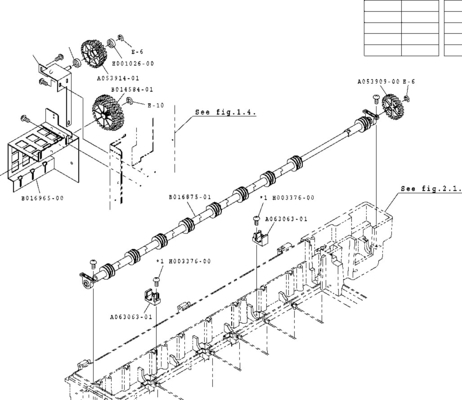 أجزاء محسنة لـ Noritsu QSS31 Minilab Gear A053914-01 + B014584-01 + A093909 المزود
