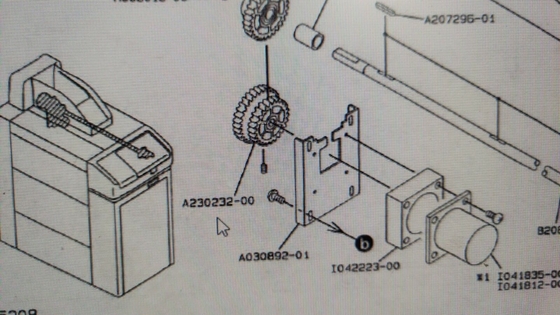معالج فيلم Noritsu 60 HZ GEAR A230232 Dual Driver Gear Metal Center V30 Minilab المزود