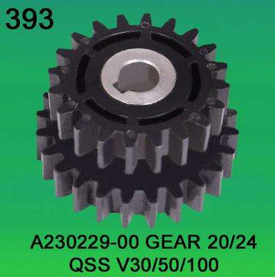 A230229-00 GEAR TEETH-20/24 لـ NORITSU qsfV30، V50، V100 minilab المزود