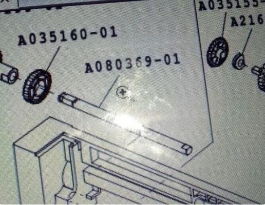 A080369 نوريتسو مينيلاب قطع غيار شافت المزود