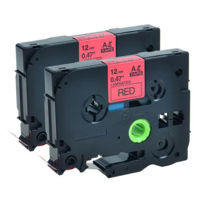 أجزاء طابعة Brother المتوافقة TZe-2311131431531631731 Tze P-Touch White Label Tape 12mm المزود