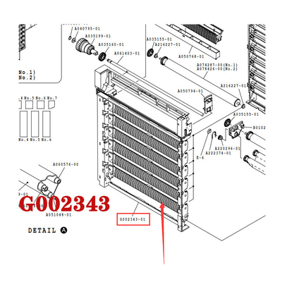 نوريتسو QSS 29/32/37 رف قطع غيار مينيلاب G002344 G002343 المزود
